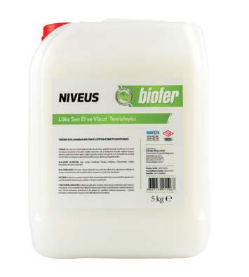 Biofer 5 Kg Lüks Sıvı El ve Vücut Temizleyici Niveus