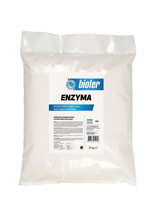 Biofer 20 Kg Enzim Katkılı Ağartıcısız Toz Çamaşır Deterjanı Enzyma