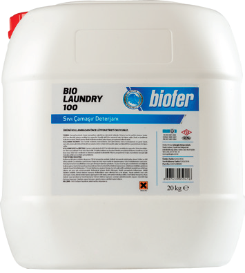 Biofer 20 Kg Sıvı Çamaşır Deterjanı Bio Laundry 100