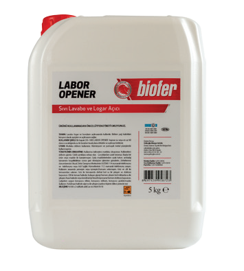 Biofer 5 Kg Sıvı Logar ve Lavabo Açıcı Labor Opener