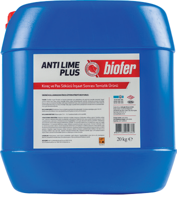 Biofer 20 Kg Kireç ve Pas Sökücü İnşaat Sonrası Temizlik Ürünü Anti ...
