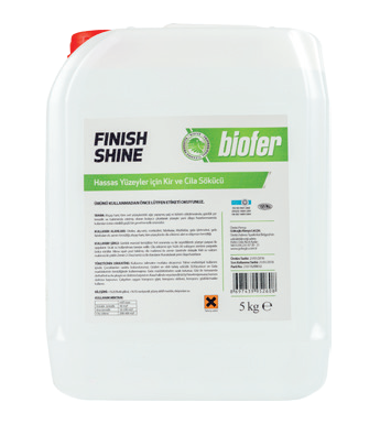 Biofer 5 Kg Güçlü Kir ve Cila Sökücü Finish Shine Plus
